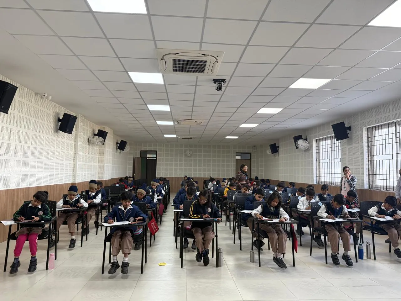 Students participating in MSO Olympiad